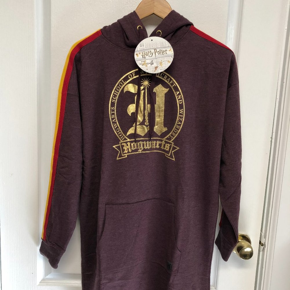 Harry Potter Hogwarts women's hip long hoodie size M